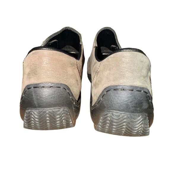 Rieker Anitstress Flats Women's Size 9 Gray Leather Slip On Comfort Shoes - Picture 6 of 9